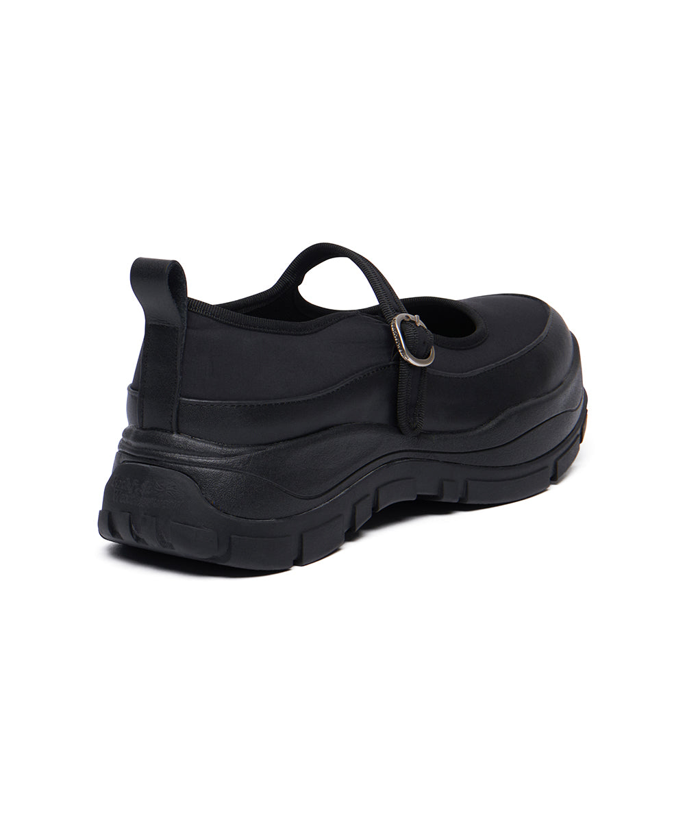 NEW FLATFORM STRAP MARYJANE - BLACK UK3.5(230)