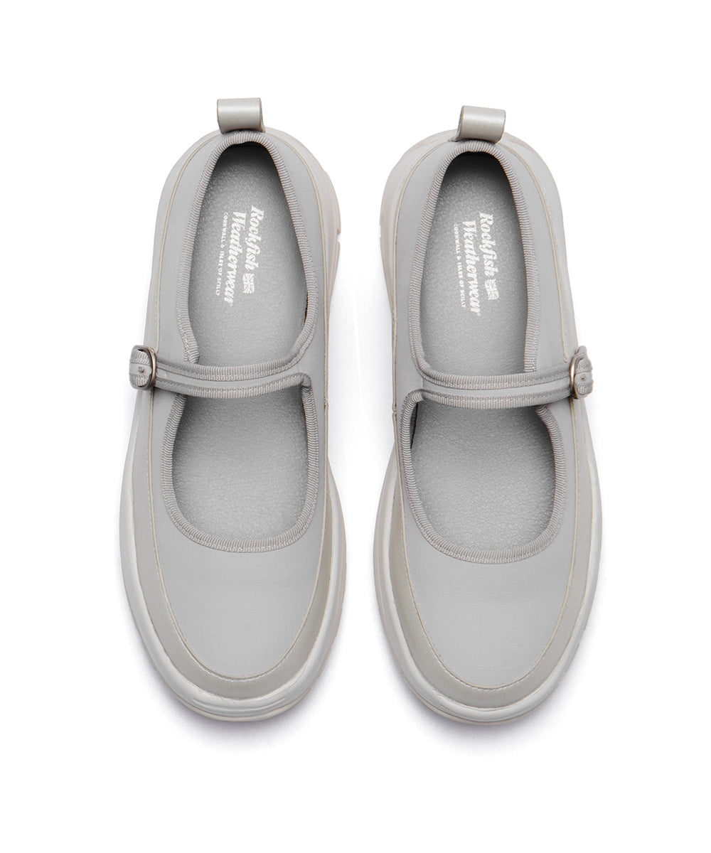 NEW FLATFORM STRAP MARYJANE - GREY UK3.5(230)