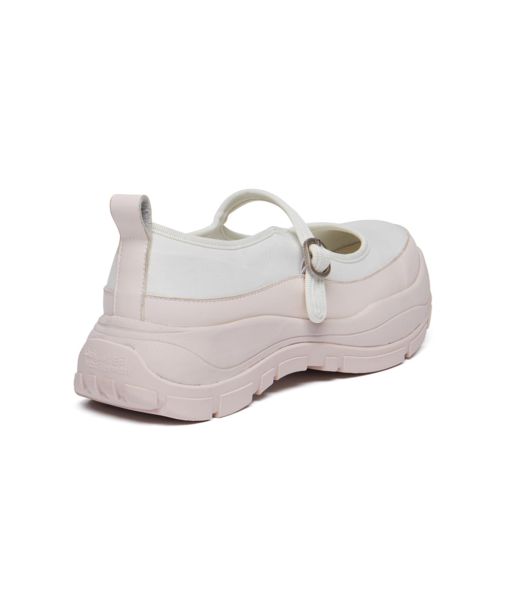 NEW FLATFORM STRAP MARYJANE - IVORY UK3.5(230)