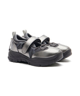 BRYN VELCRO SNEAKRES(MESH) - DARK SILVER