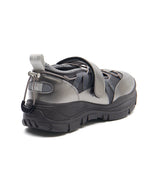 BRYN VELCRO SNEAKRES(MESH) - DARK SILVER