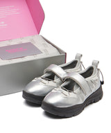 BRYN VELCRO SNEAKRES(MESH) - SILVER