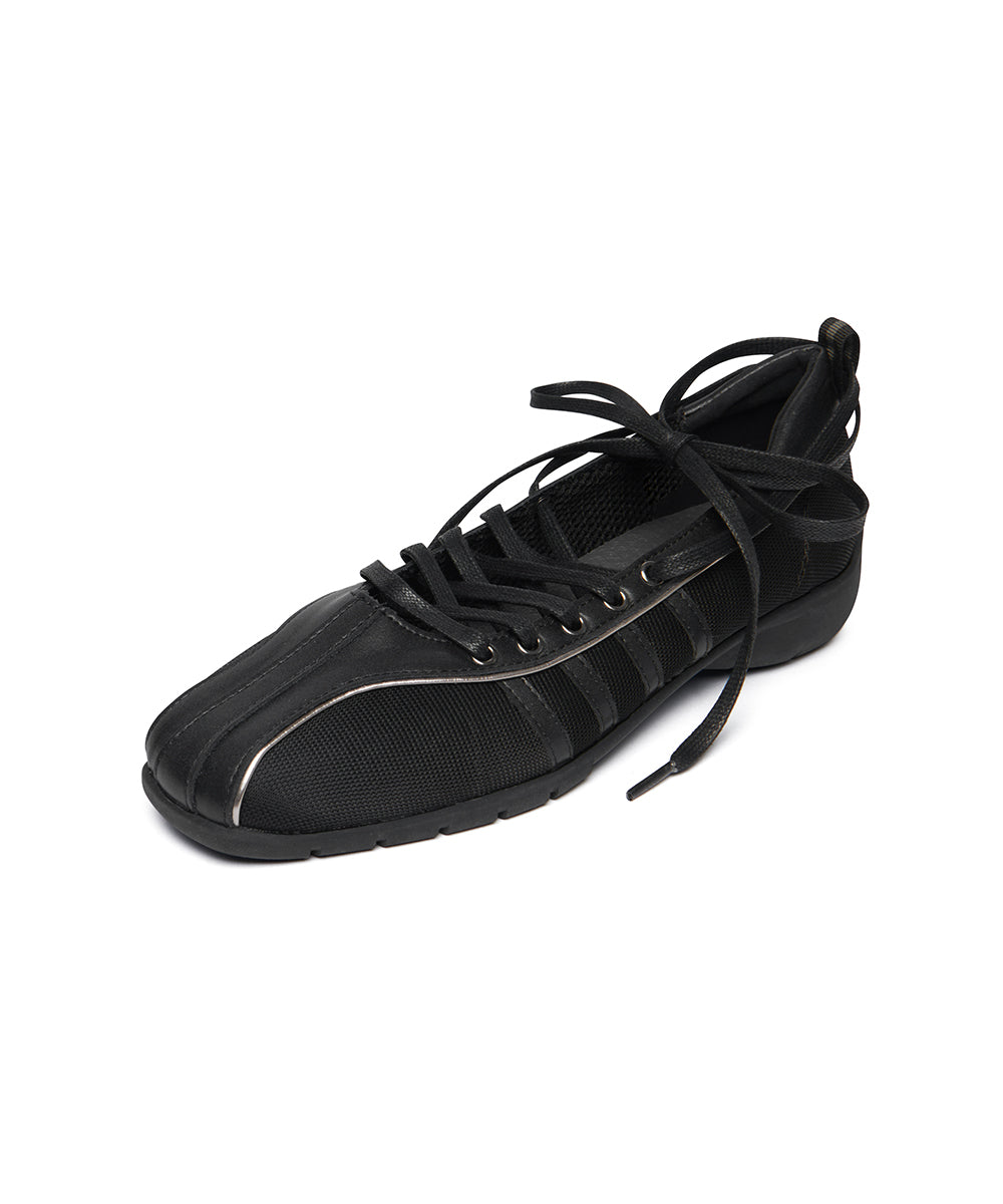 BLISS LACEUP SNEAEKRS - BLACK UK3.5(230)