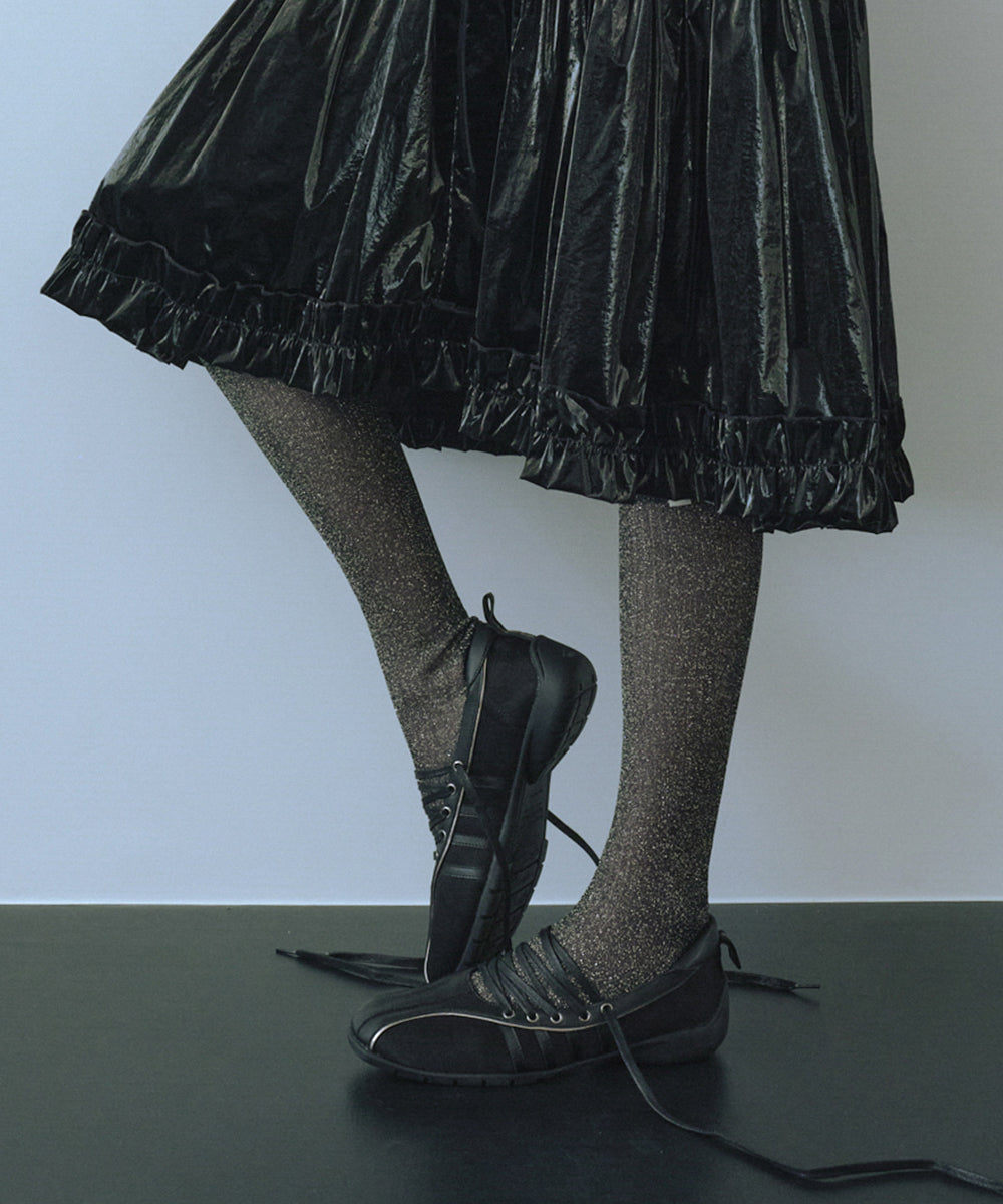 BLISS LACEUP SNEAEKRS - BLACK UK3.5(230)
