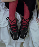 BLISS LACEUP SNEAEKRS - BLACK