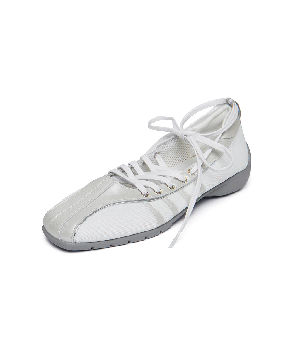 BLISS LACEUP SNEAEKRS - CREAM PEARL UK3.5(230)