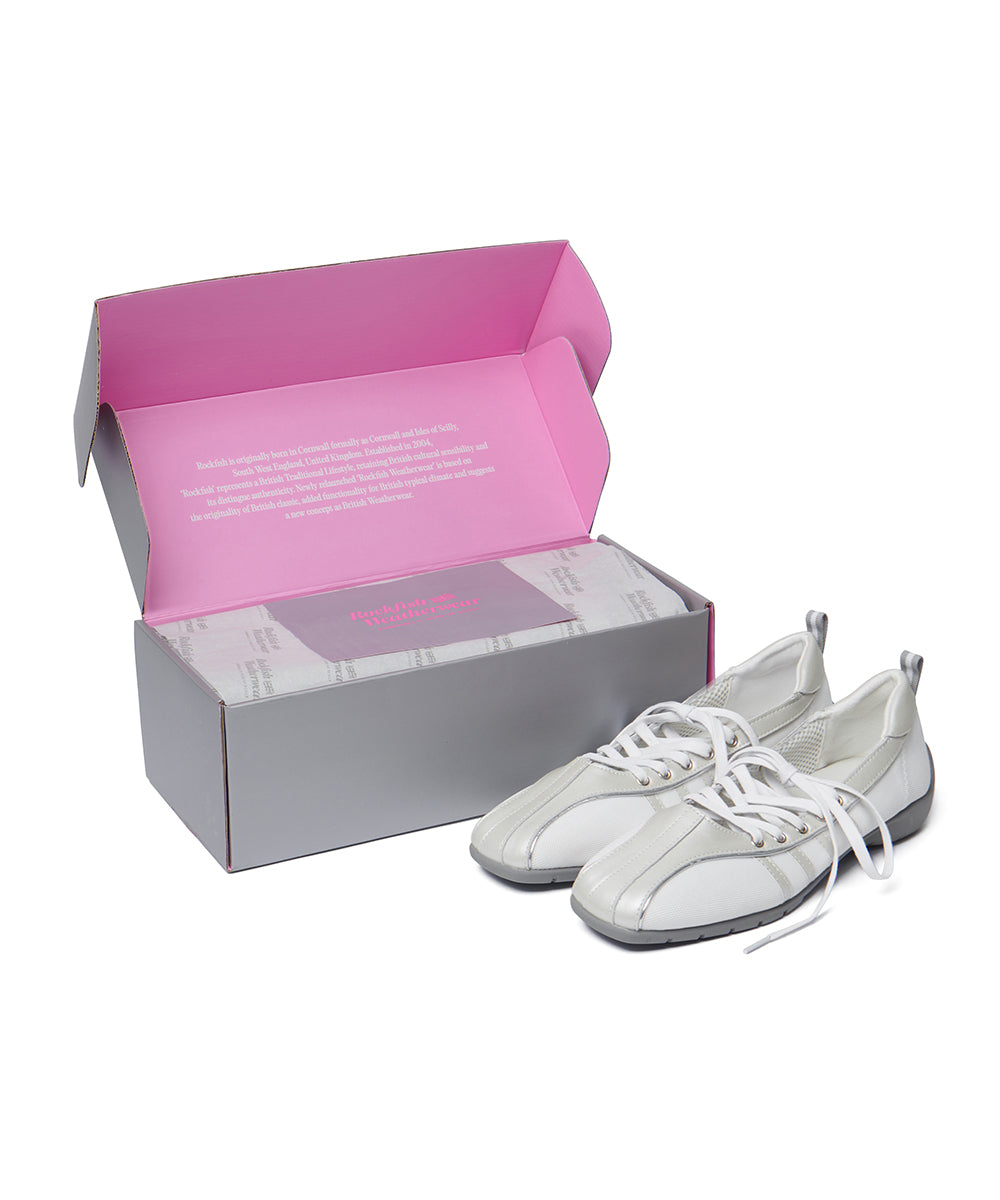 BLISS LACEUP SNEAEKRS - CREAM PEARL UK3.5(230)