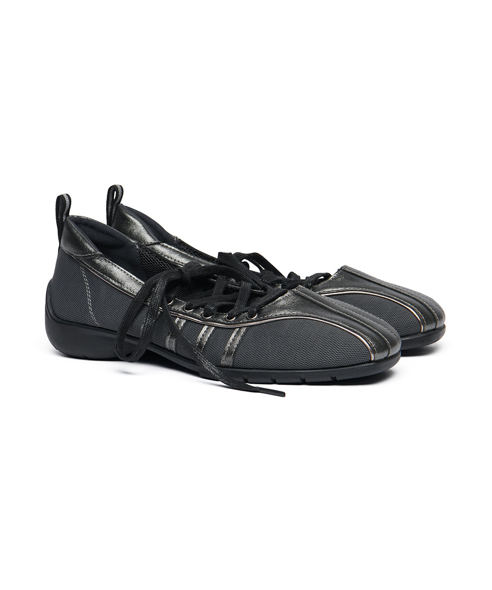 BLISS LACEUP SNEAEKRS - DARK SILVER UK3.5(230)