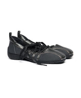 BLISS LACEUP SNEAEKRS - DARK SILVER