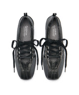 BLISS LACEUP SNEAEKRS - DARK SILVER