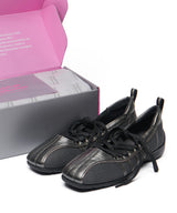 BLISS LACEUP SNEAEKRS - DARK SILVER
