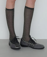 BLISS LACEUP SNEAEKRS - DARK SILVER