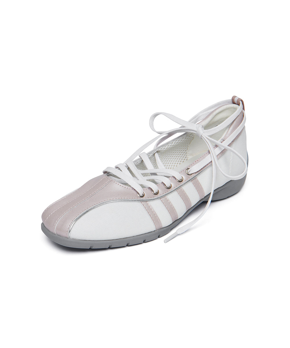 BLISS LACEUP SNEAEKRS - PINK PEARL UK3.5(230)
