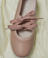 FLATFORM RIBBON MARYJANE - BEIGE