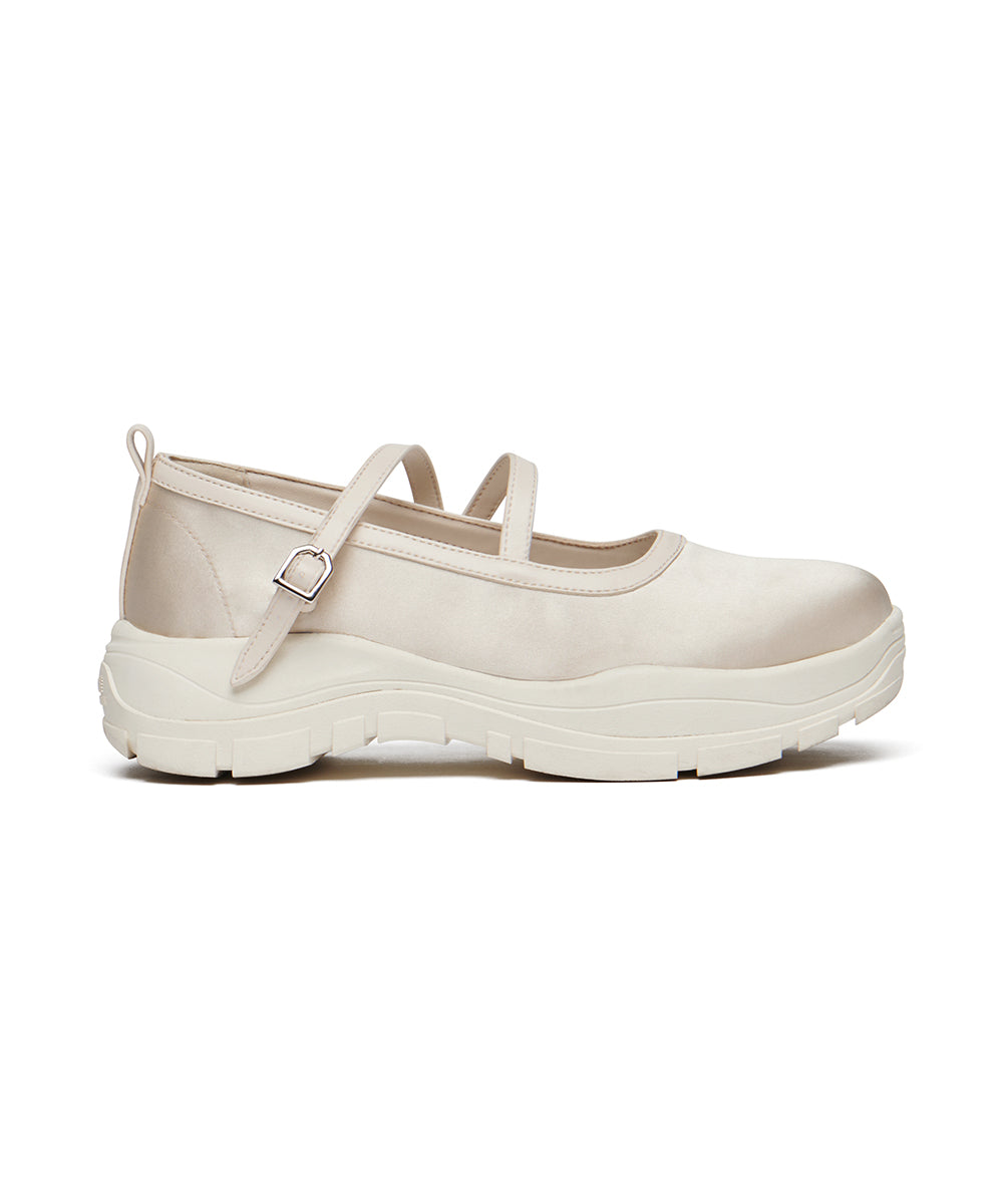 FLATFORM Z-STRAP MARYJANE - BEIGE UK3.5(230)