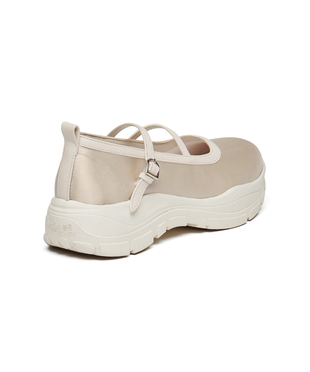 FLATFORM Z-STRAP MARYJANE - BEIGE UK3.5(230)