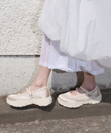 FLATFORM Z-STRAP MARYJANE - BEIGE