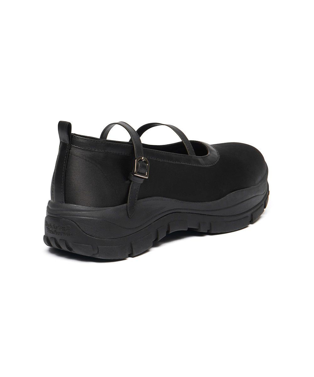 FLATFORM Z-STRAP MARYJANE - BLACK UK3.5(230)