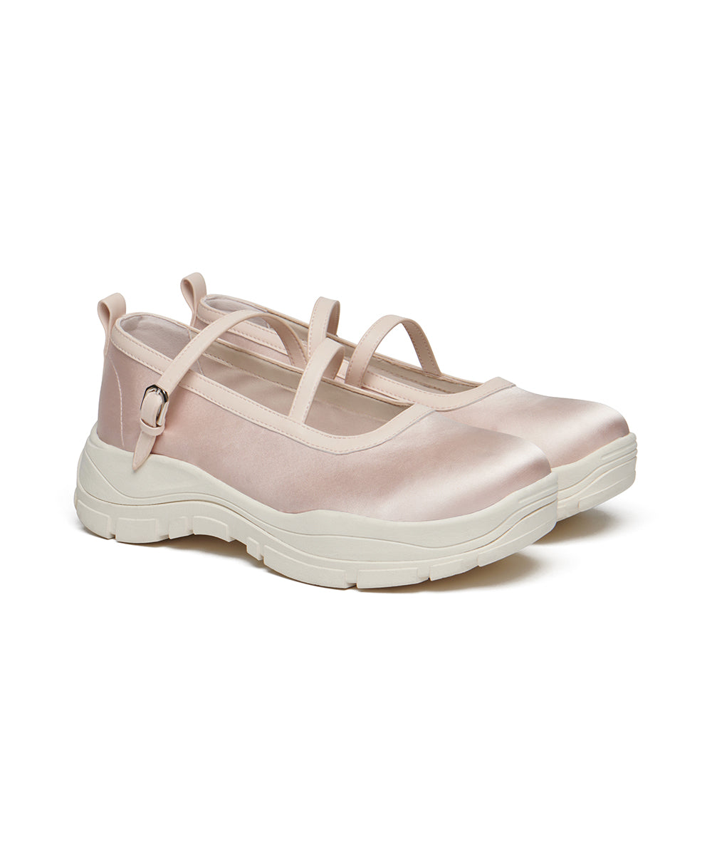 FLATFORM Z-STRAP MARYJANE - PINK UK3.5(230)