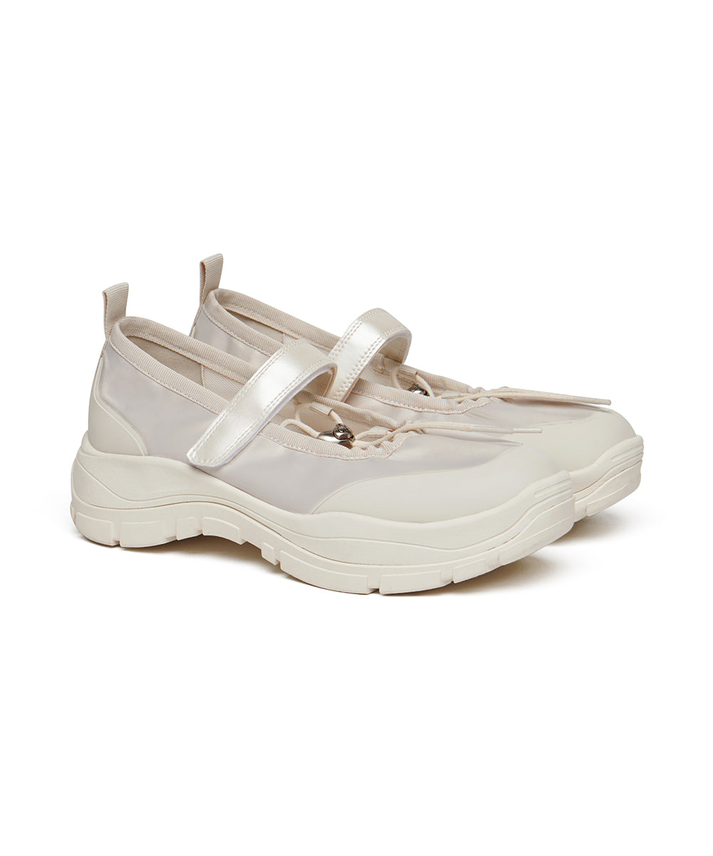 FLATFORM STRING MARYJANE - CREAM UK3.5(230)