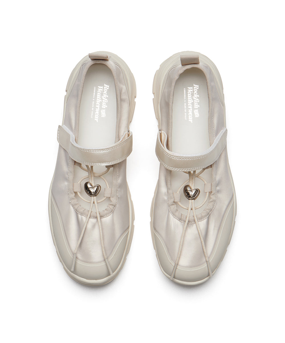 FLATFORM STRING MARYJANE - CREAM UK3.5(230)