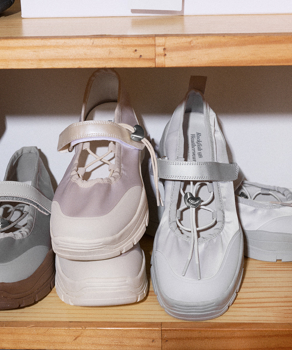 FLATFORM STRING MARYJANE - CREAM UK3.5(230)