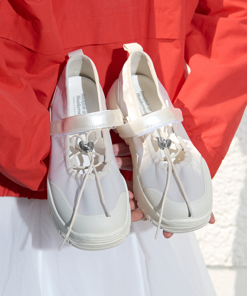 FLATFORM STRING MARYJANE - CREAM UK3.5(230)