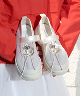 FLATFORM STRING MARYJANE - CREAM