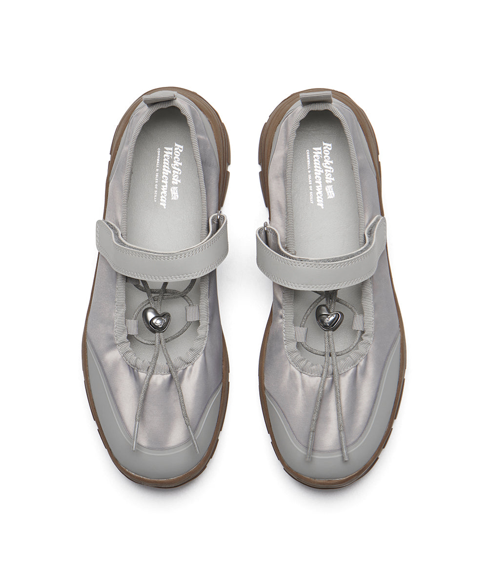 FLATFORM STRING MARYJANE - GREY UK3.5(230)