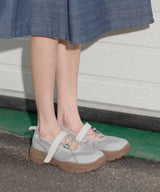 FLATFORM STRING MARYJANE - GREY