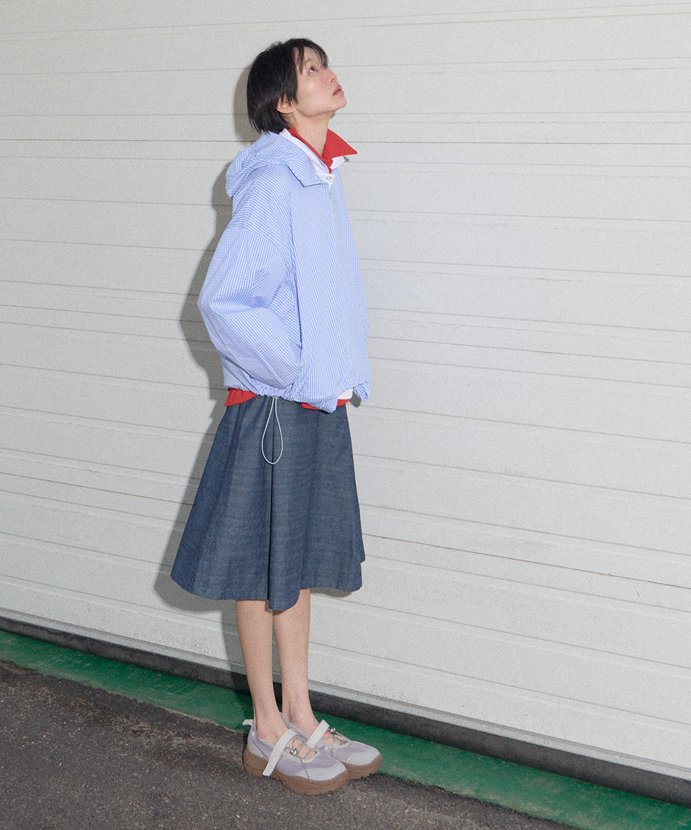 FLATFORM STRING MARYJANE - GREY UK3.5(230)