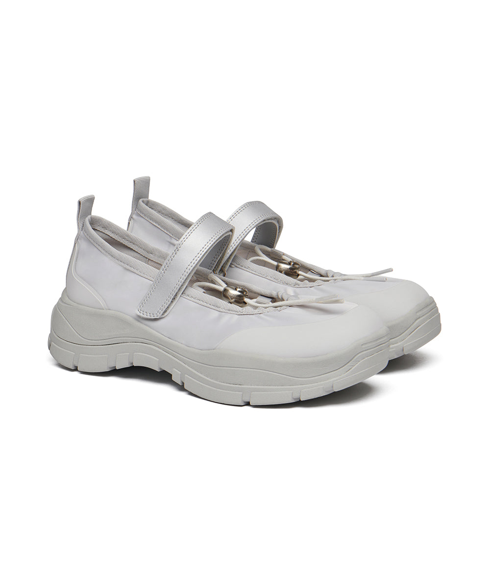 FLATFORM STRING MARYJANE - LIGHT GREY UK3.5(230)