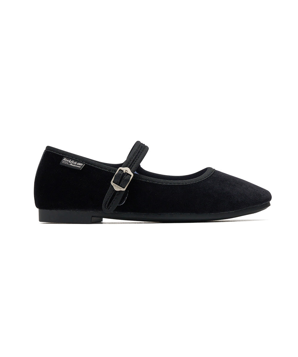 NEW BELLA QUILTED MARYJANE - ALL BLACK UK3.5(230)