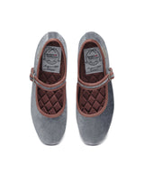 NEW BELLA QUILTED MARYJANE - COMBI GREY