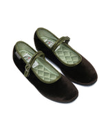 NEW BELLA QUILTED MARYJANE - DARK BROWN