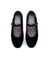 NEW BELLA QUILTED MARYJANE - GLITTER BLACK
