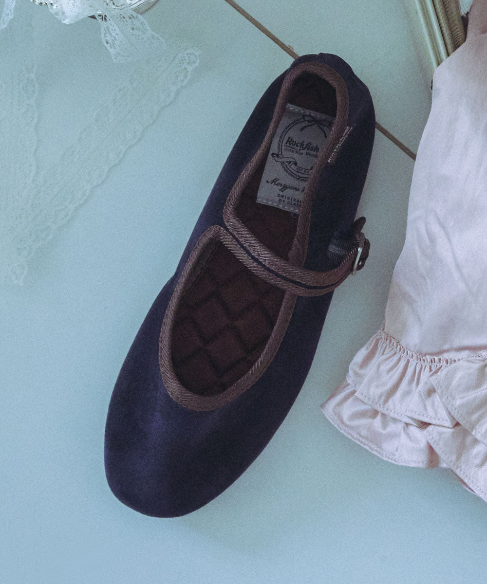 NEW BELLA QUILTED MARYJANE - NAVY UK3.5(230)