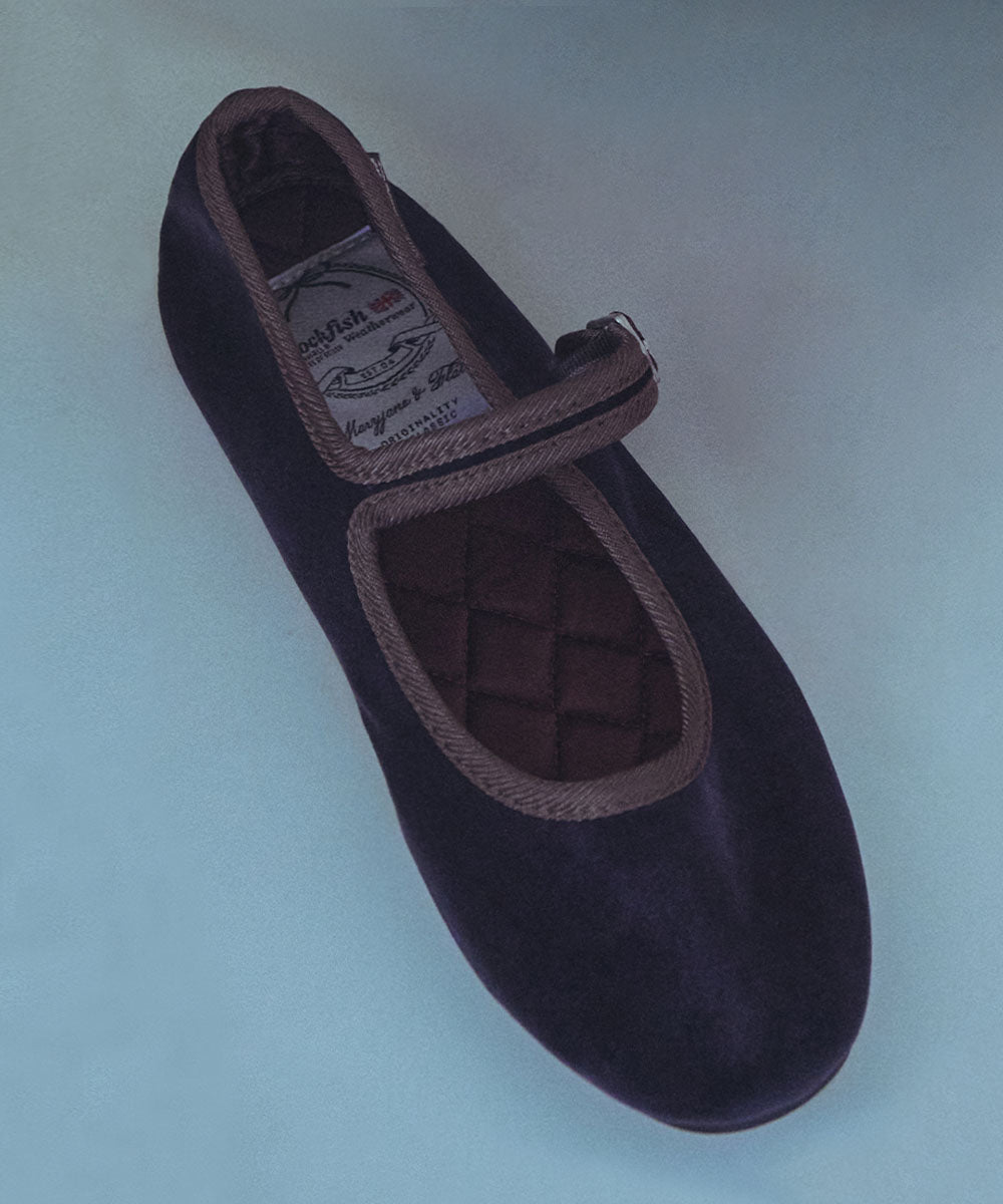 NEW BELLA QUILTED MARYJANE - NAVY UK3.5(230)