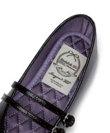 SQUARE TOE TWO STRAP MARYJANES(ENAMEL) - BROWN