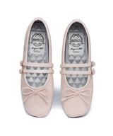 SQUARE TOE TWO STRAP MARYJANES(ENAMEL) - PINK