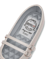 SQUARE TOE TWO STRAP MARYJANES(ENAMEL) - PINK