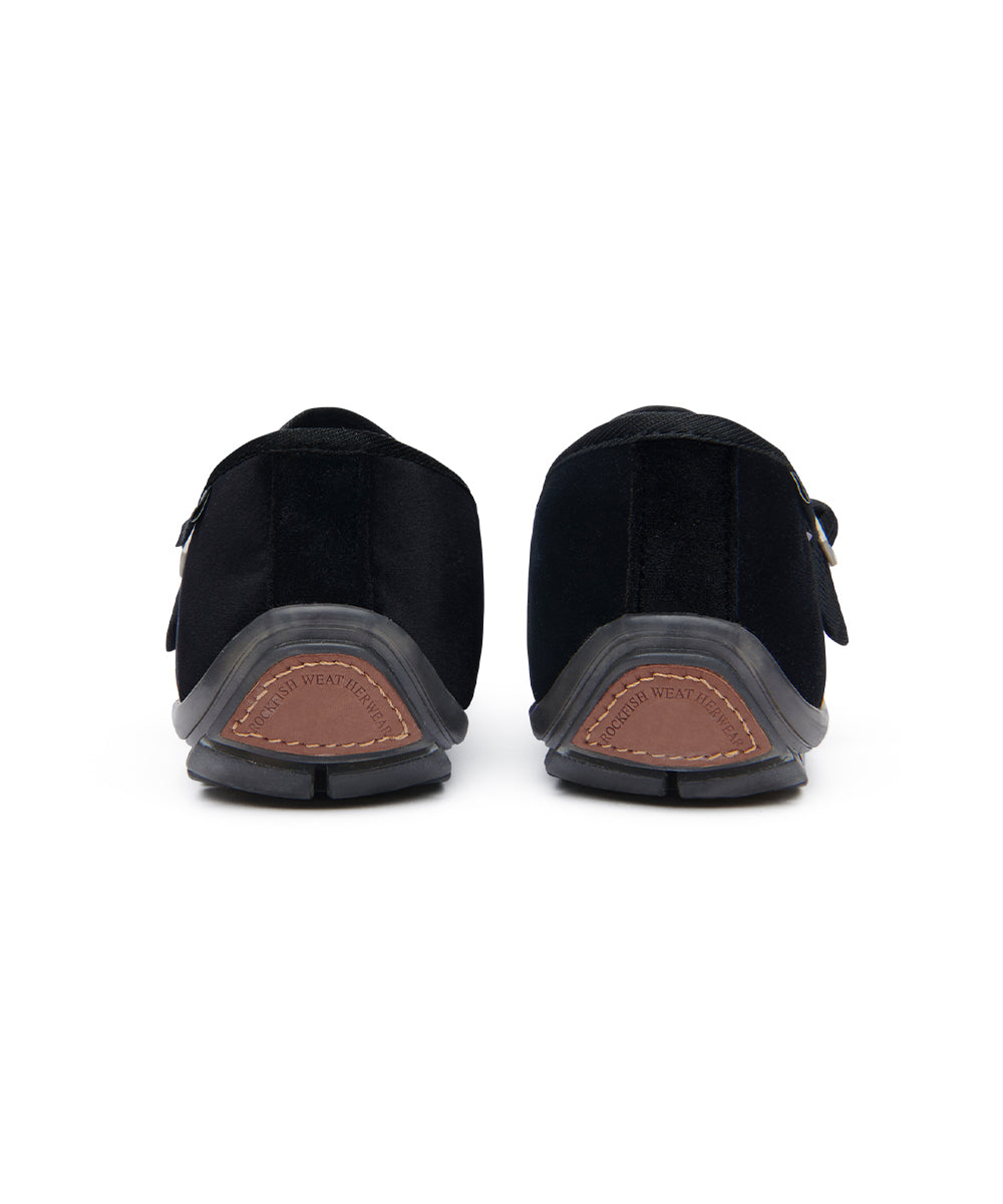 BELLA MARYJANES(PEBBLE SOLE) - BLACK UK3.5(230)
