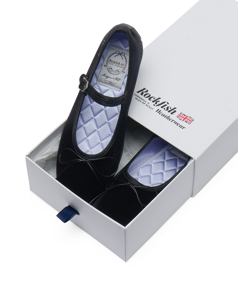 BELLA MARYJANES(PEBBLE SOLE) - BLACK UK3.5(230)