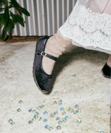 BELLA MARYJANES(PEBBLE SOLE) - BLACK
