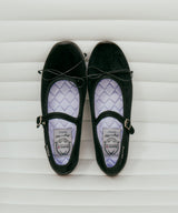 BELLA MARYJANES(PEBBLE SOLE) - BLACK
