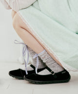 BELLA MARYJANES(PEBBLE SOLE) - GLITTER BLACK