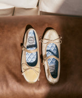 BELLA MARYJANES(PEBBLE SOLE) - CREAM