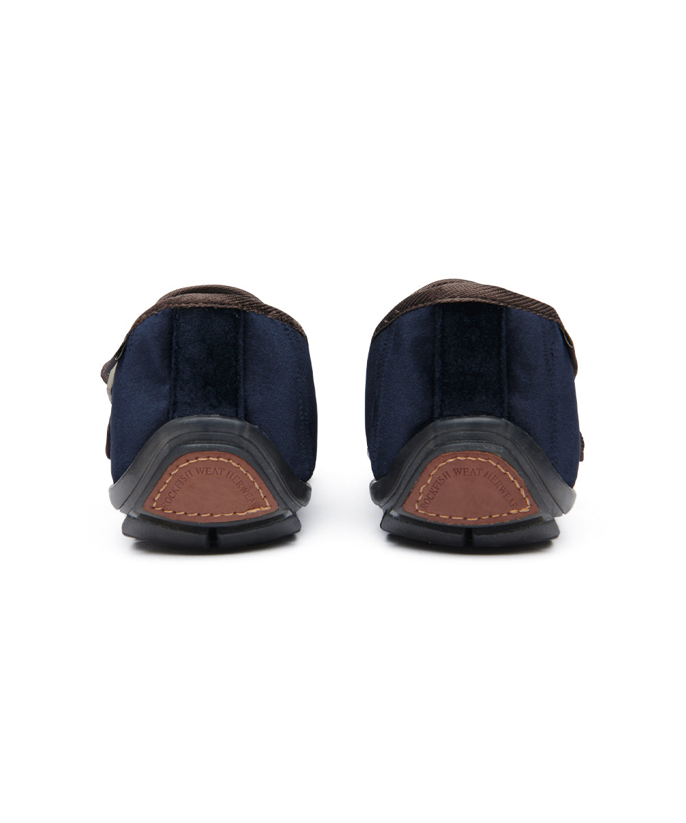 BELLA MARYJANES(PEBBLE SOLE) - NAVY UK3.5(230)