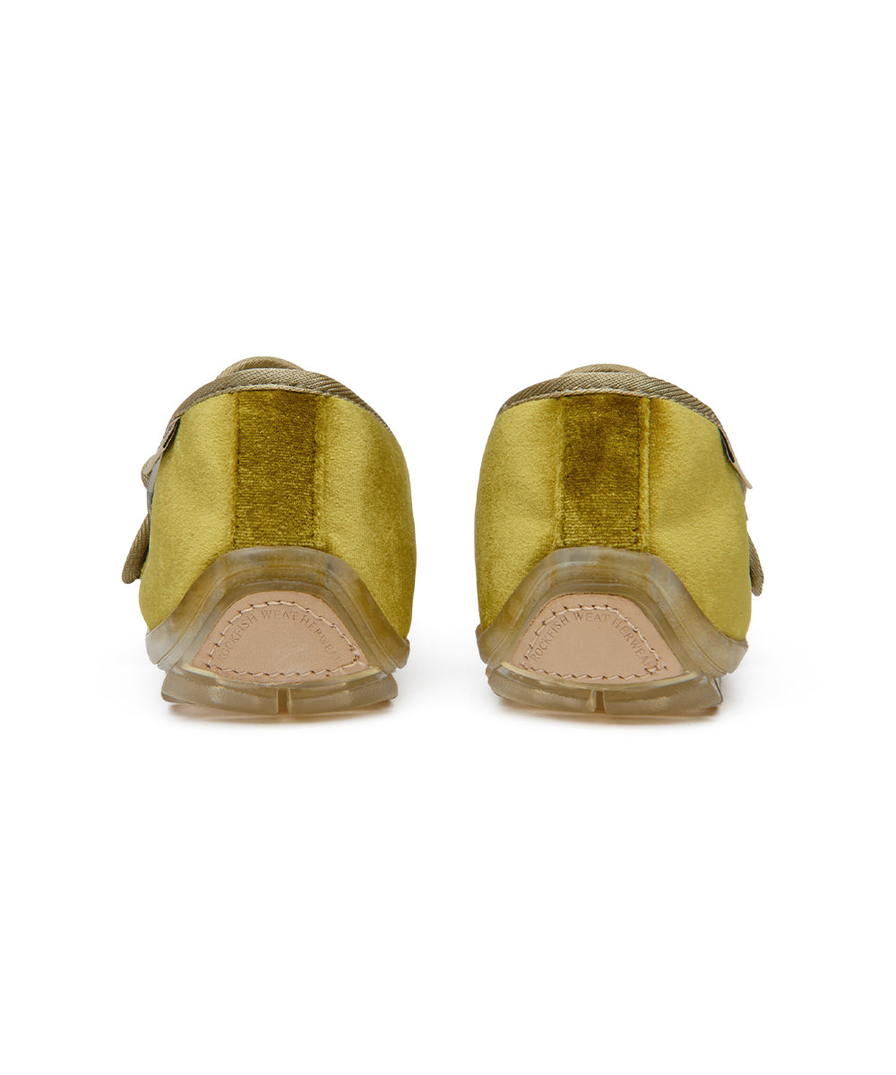 BELLA MARYJANES(PEBBLE SOLE) - OLIVE UK3.5(230)