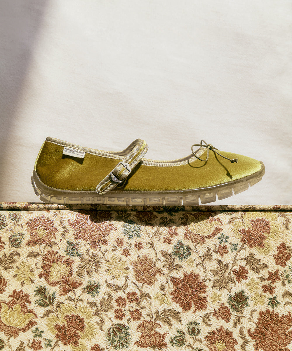 BELLA MARYJANES(PEBBLE SOLE) - OLIVE UK3.5(230)